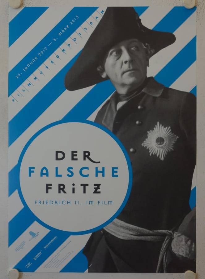 Der falsche Fritz - Friedrich II. im Film originales deutsches Ausstellungsplakat